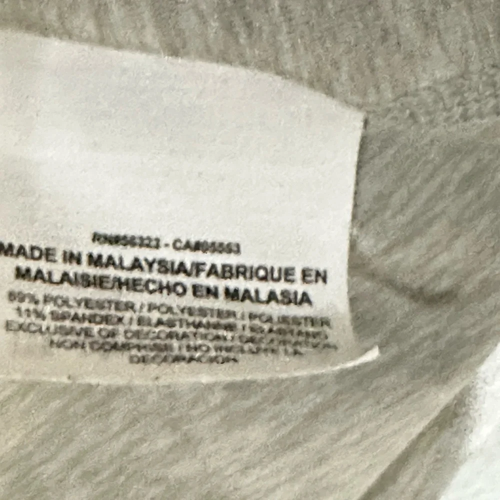 Nike Heather Light Gray Quarter-Zip Athletic Pullover - Picture 4 of 5